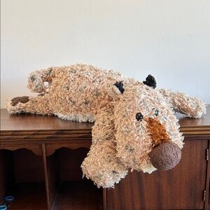 Loblaws brand 15” Cozy Plush Dog  - Brown
